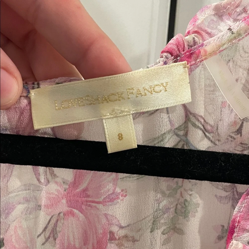LoveShackFancy Pink Floral Dress - Picture 2 of 5